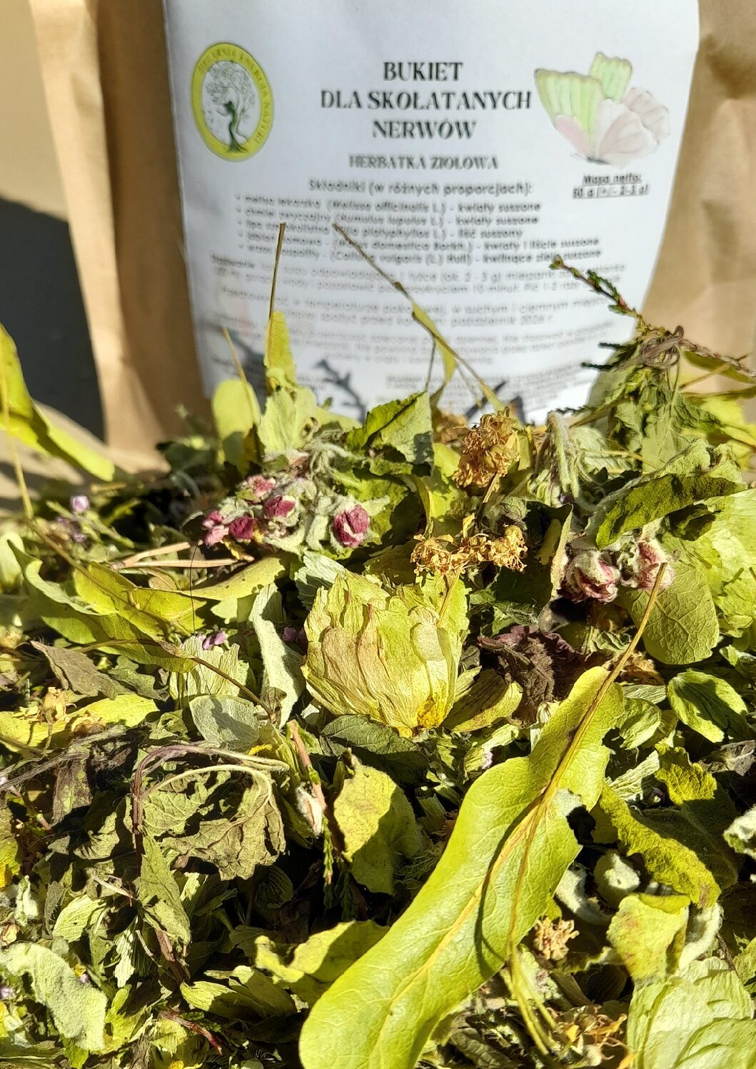 Herbatka ziołowa BUKIET DLA SKOŁATANYCH NERWÓW 50g
