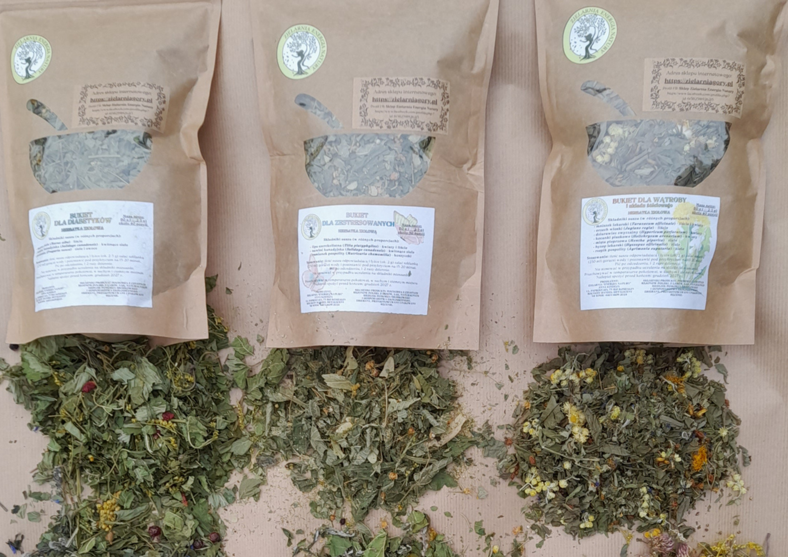 Herbatka ziołowa BUKIET DLA ZESTRESOWANYCH 80g