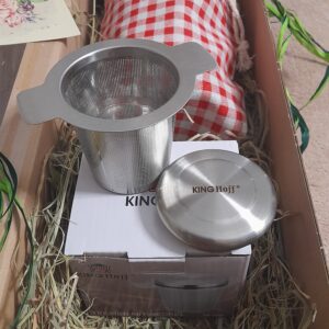 UPOMINEK PREZENT zestaw herbata ziołowa BUKIET DLA WĄTROBY + zaparzacz + gratis